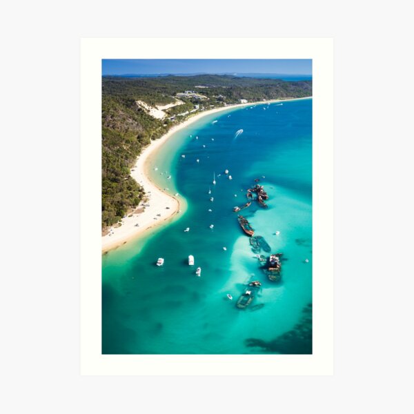 Tangalooma Wrecks Art Print