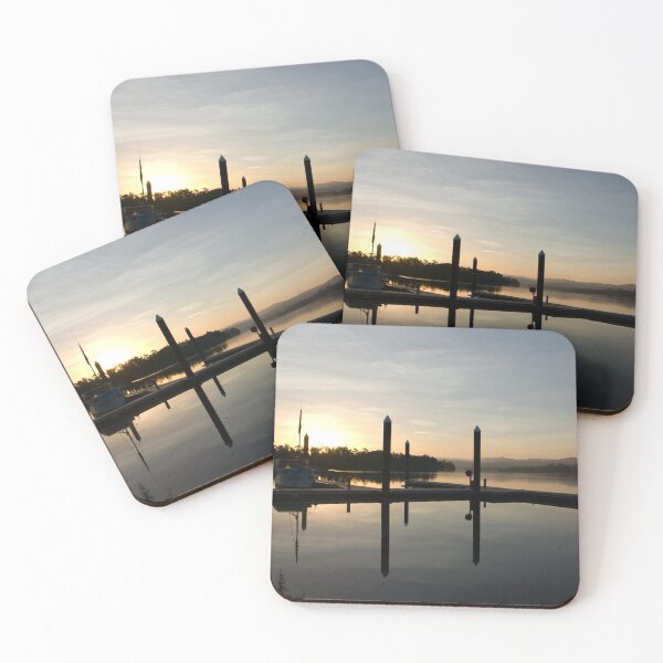 Item preview, Tranquil Dawn ~ Johnstone River Moorings, Innisfail, Far North Queensland.  designed and sold by Kerryn Madsen-Pietsch.