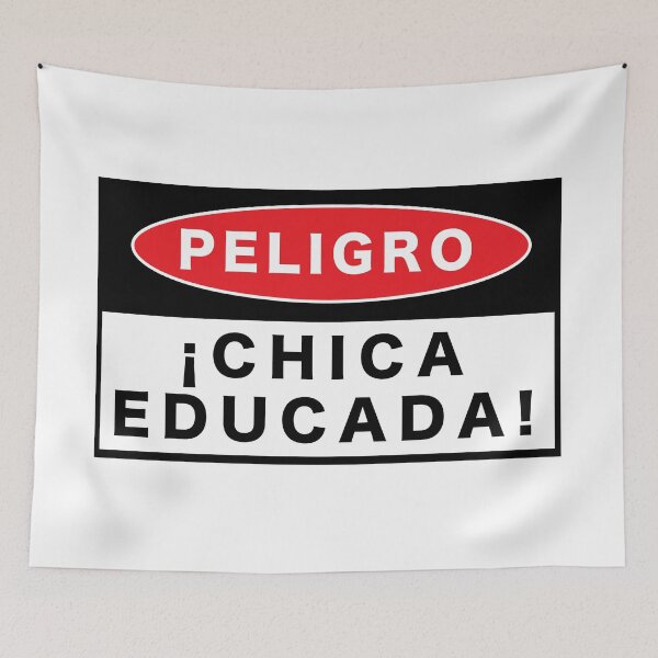 Item preview, Warning - Educated Latina - Chica Educada designed and sold by estudio3e.