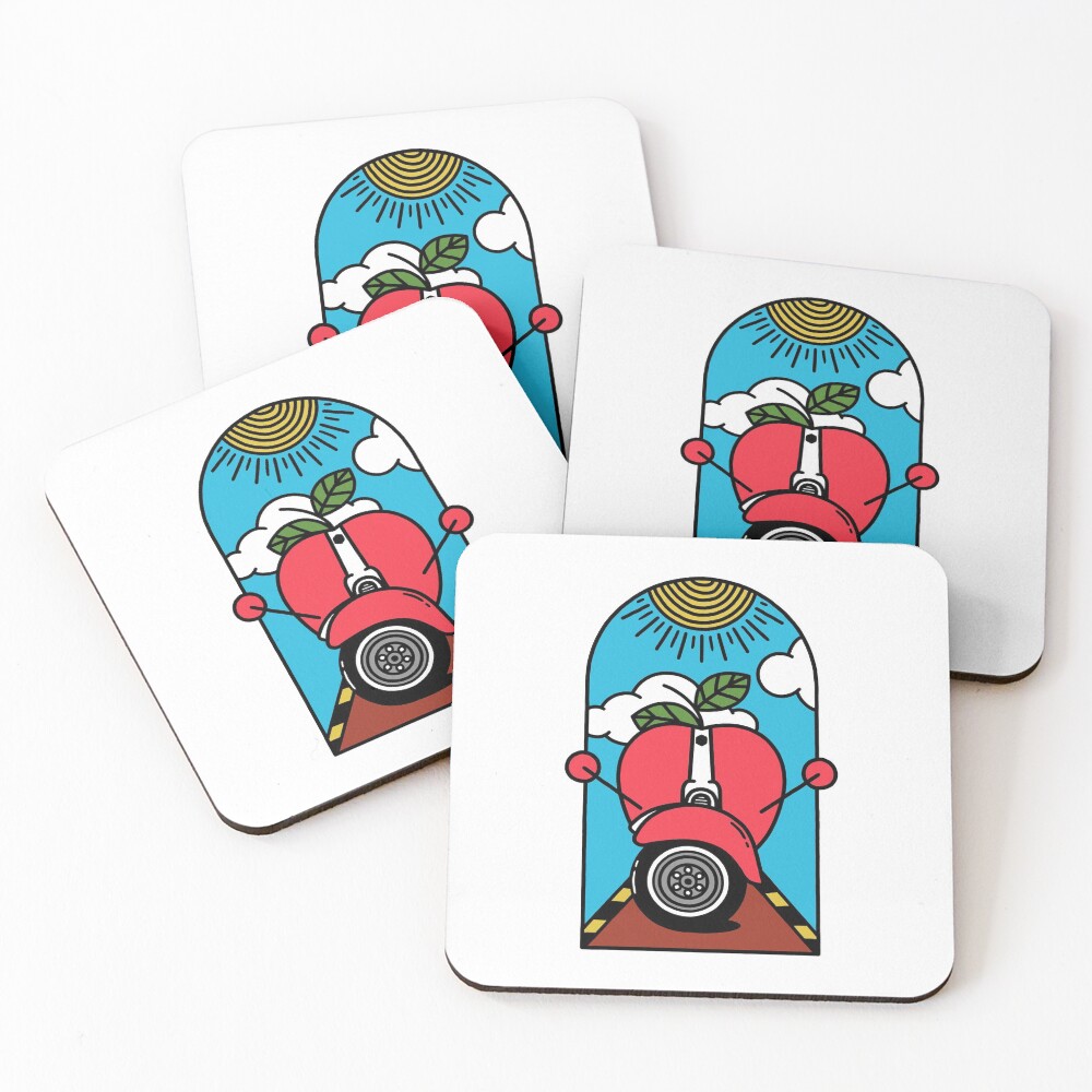 Item preview, Coasters (Set of 4) designed and sold by merupa.