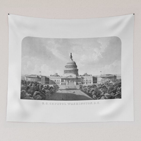 Item preview, US Capitol Building Washington D.C. - Two designed and sold by warishellstore.
