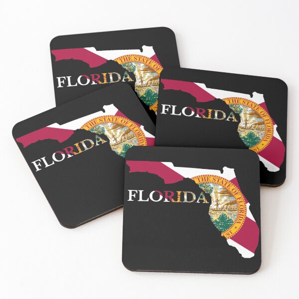 Item preview, Florida Map flag designed and sold by marosharaf.