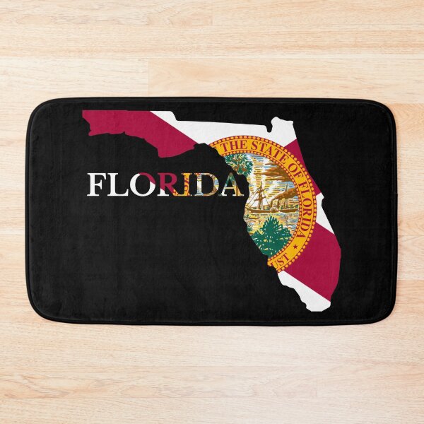 Item preview, Florida Map flag designed and sold by marosharaf.