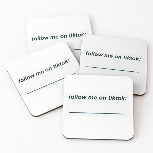 Item preview, follow me on tiktok designed and sold by nataliesnod.