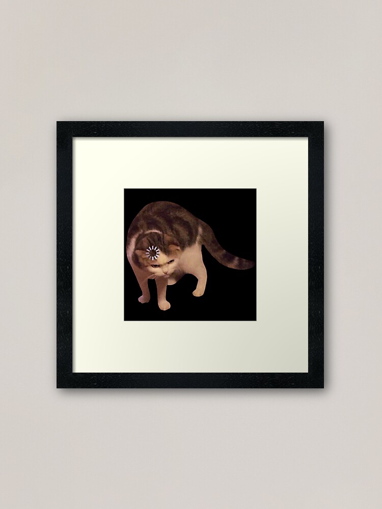 Cat loading icon meme Canvas Print for Sale by Goath