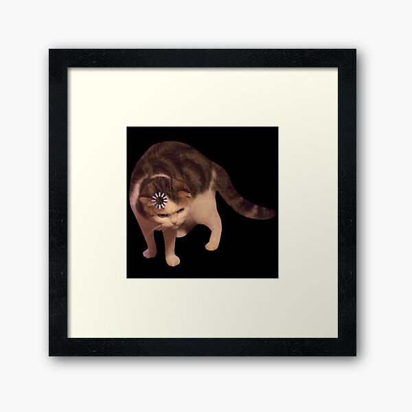 Cat loading icon meme | Greeting Card