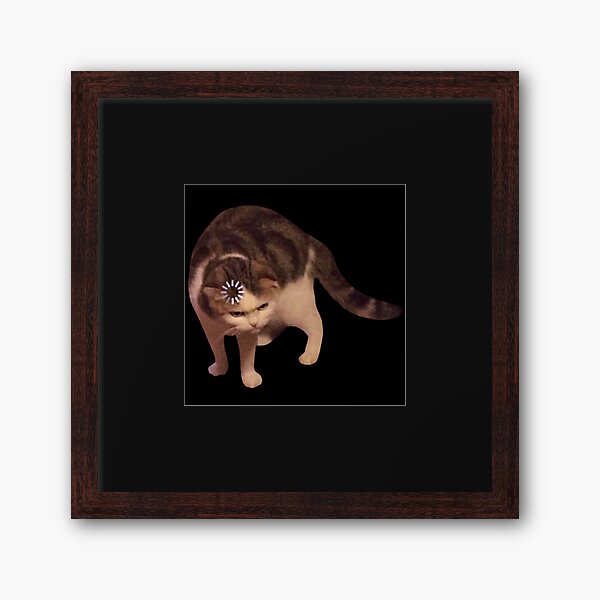 Cat loading icon meme Canvas Print for Sale by Goath