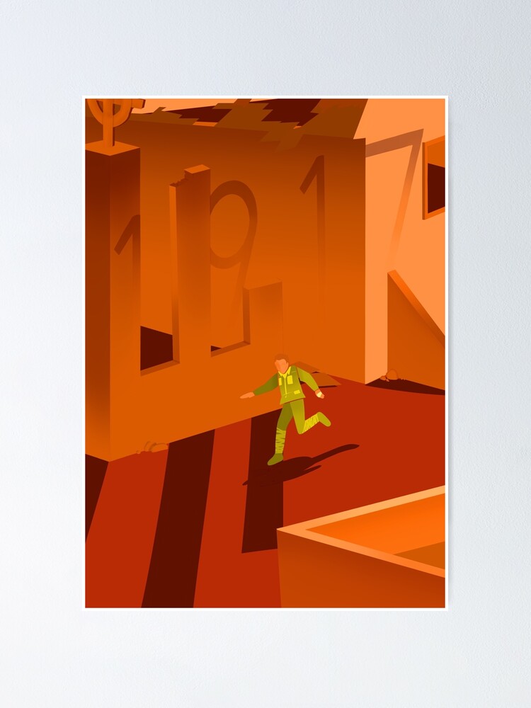 1917 Art Deco Film Poster