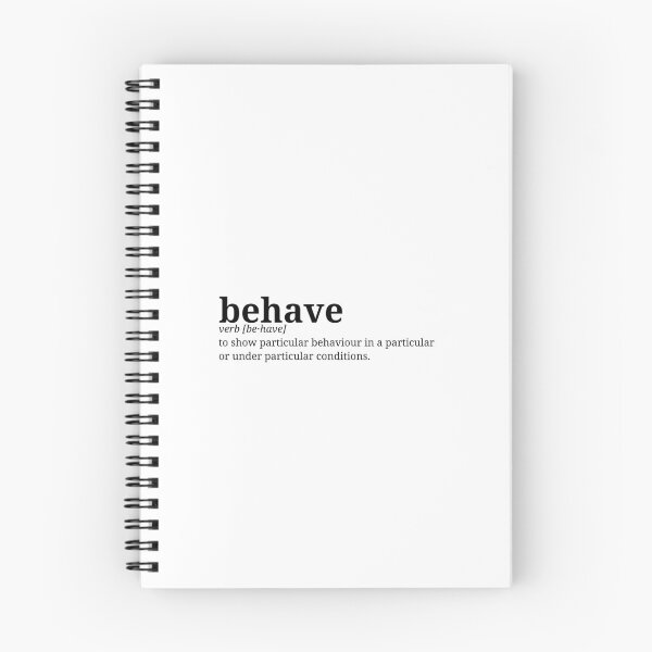 Item preview, Behave. Dictionary Minismalist Definition | Left Text Art designed and sold by pamelawille.