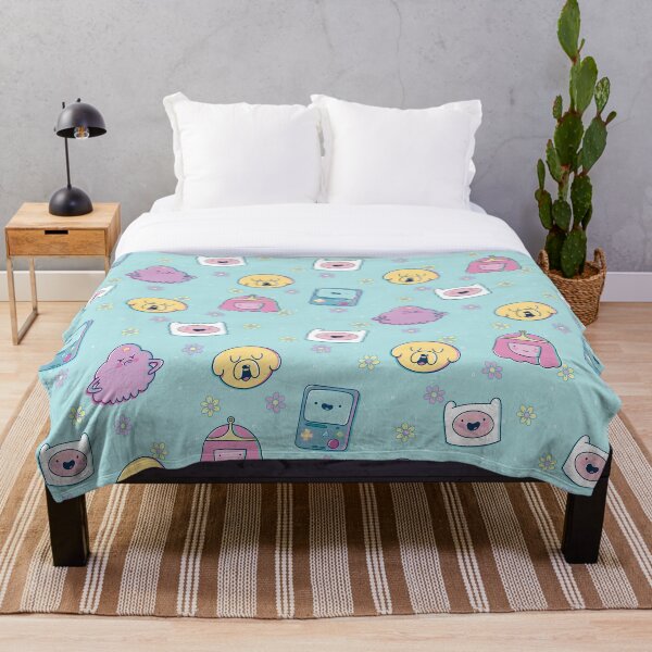 Adventure Friends (Adventure Time) Throw Blanket