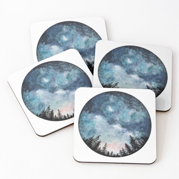 Item preview, Night sky design designed and sold by stickerdesignss.