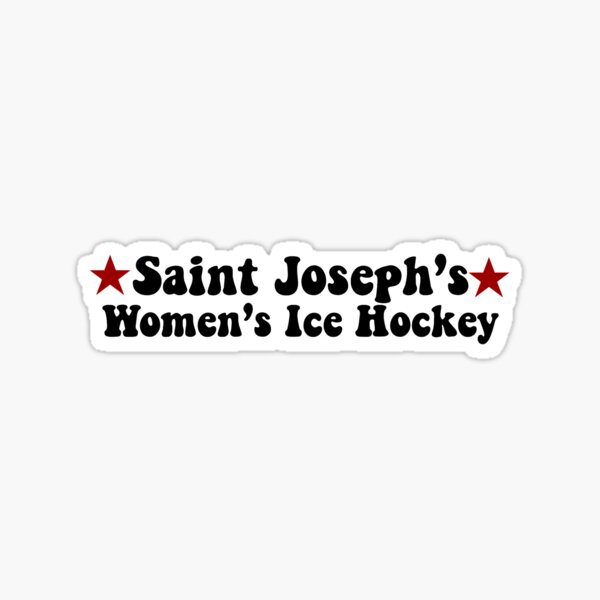 "Saint Joseph’s university women’s ice hockey" Sticker for Sale by