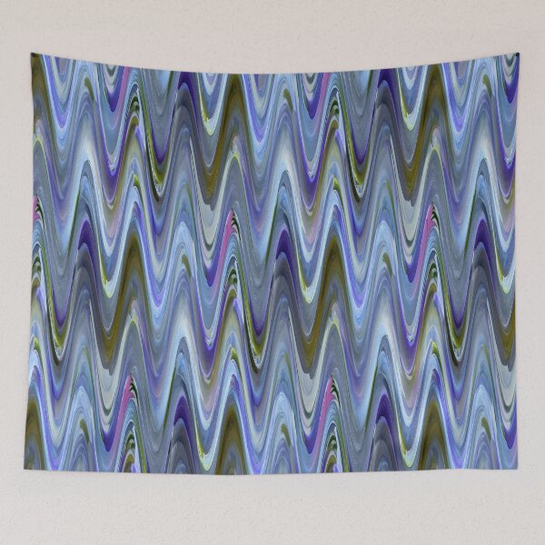 Item preview, Zigzag Blue designed and sold by JillyBeanDesign.