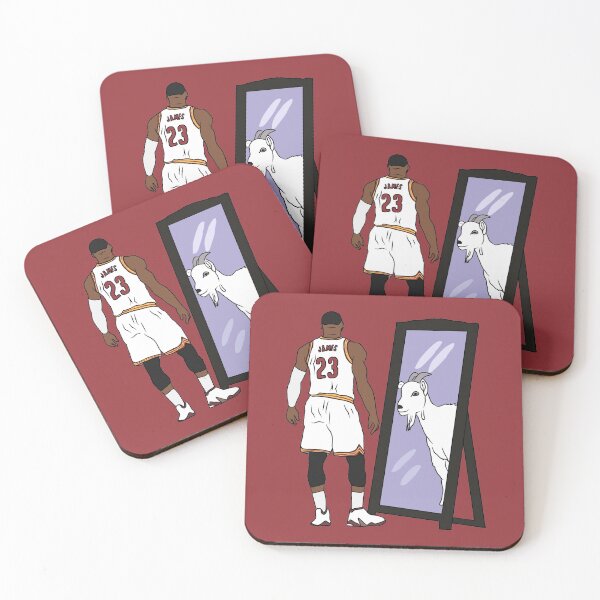 Item preview, LeBron James Mirror GOAT (Cleveland) designed and sold by RatTrapTees.