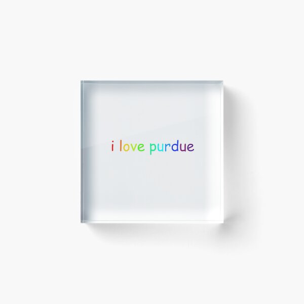 Item preview, i love purdue comic sans (rainbow) designed and sold by possibly.