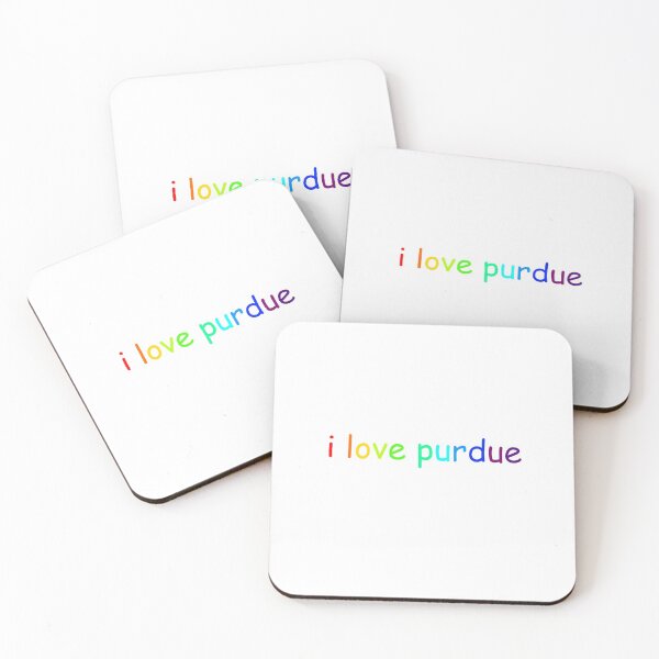 Item preview, i love purdue comic sans (rainbow) designed and sold by possibly.