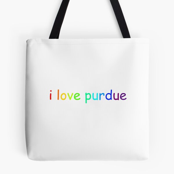 Item preview, i love purdue comic sans (rainbow) designed and sold by possibly.