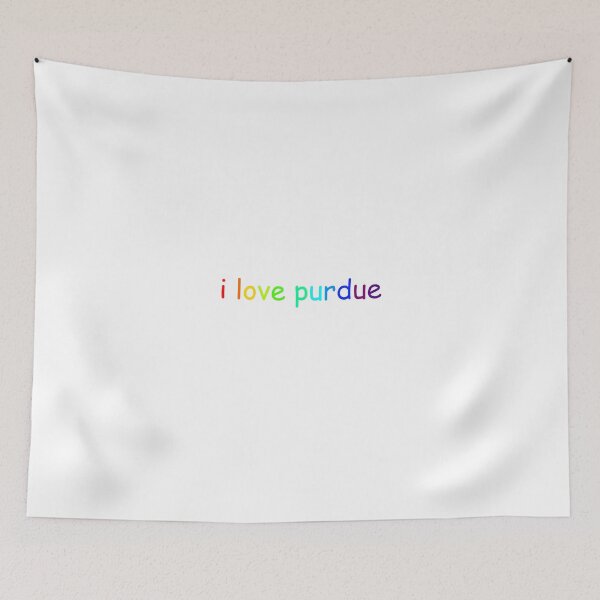 Item preview, i love purdue comic sans (rainbow) designed and sold by possibly.