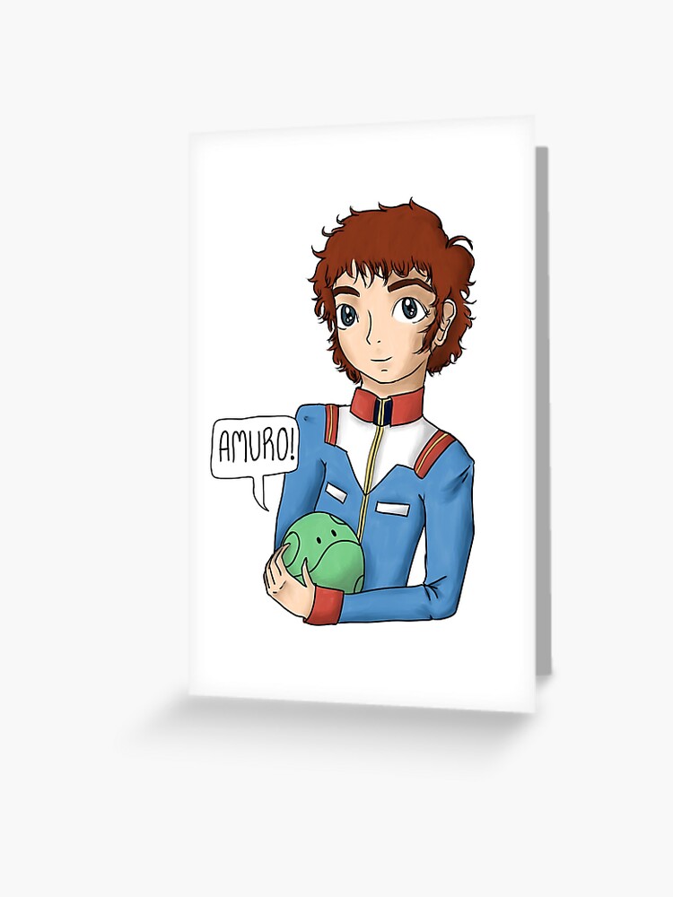 Amuro Ray 0079 Greeting Card By Etrangent Redbubble