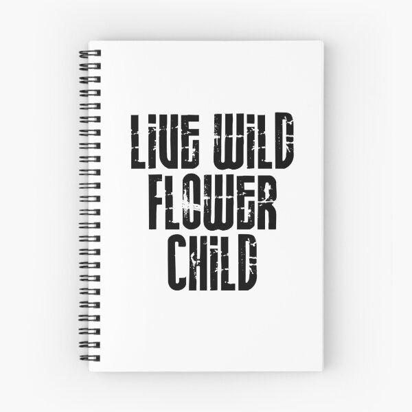 Item preview, Live wild Flower Child print designed and sold by Skippingbird.