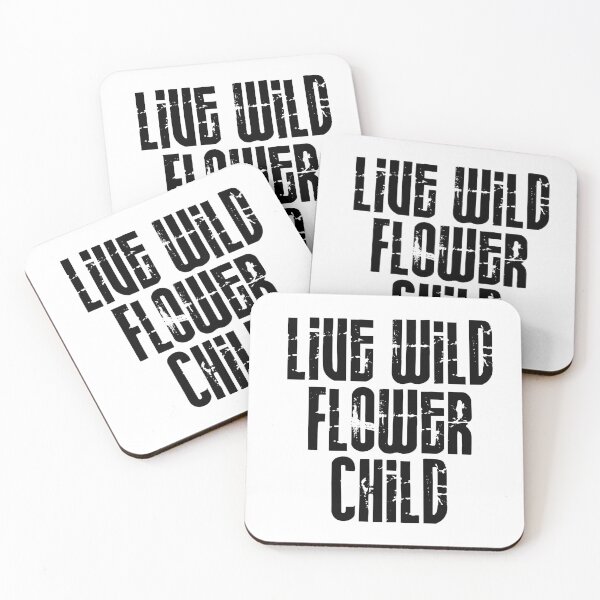 Item preview, Live wild Flower Child print designed and sold by Skippingbird.