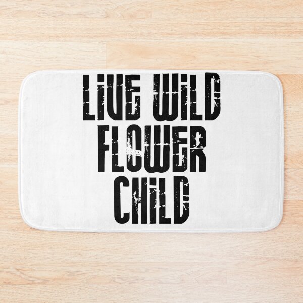 Item preview, Live wild Flower Child print designed and sold by Skippingbird.