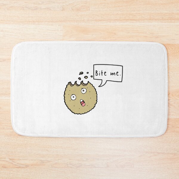 Item preview, Bite Me Angry Foodie Heart Emotional Cute Funny Gift Sarcastic Happy Fun Introvert Awkward Geek Hipster Silly Inspirational Motivational Birthday Present designed and sold by EpsilonEridani.