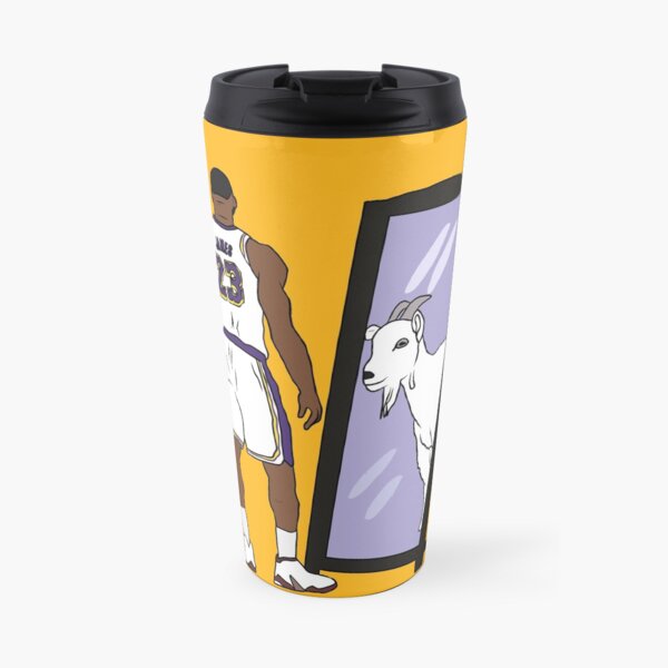 LeBron James Mirror GOAT (Lakers) Travel Mug