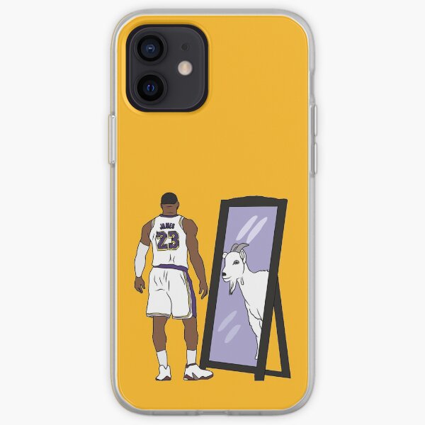LeBron James Mirror GOAT (Lakers) iPhone Soft Case