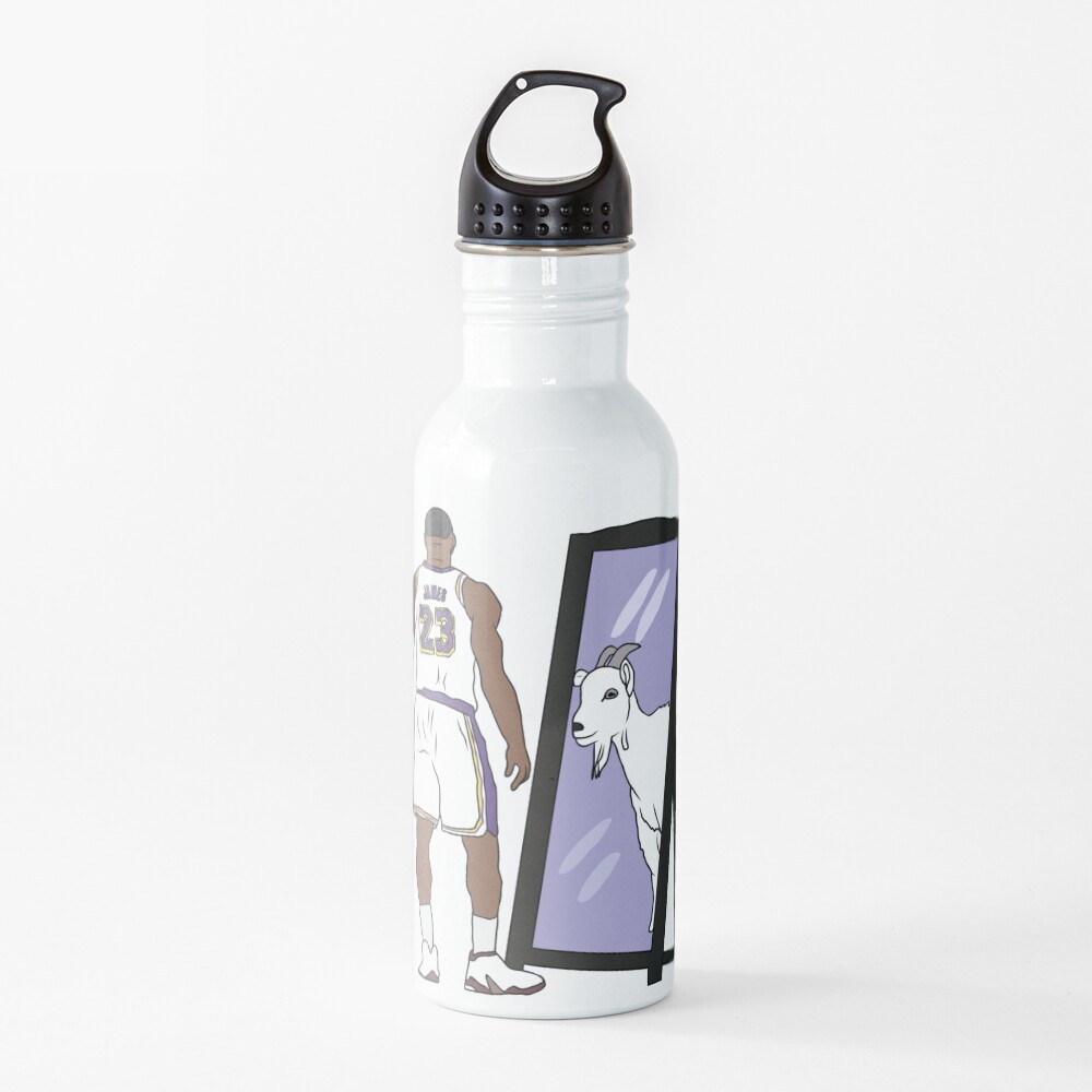 LeBron James Mirror GOAT (Lakers) Water Bottle
