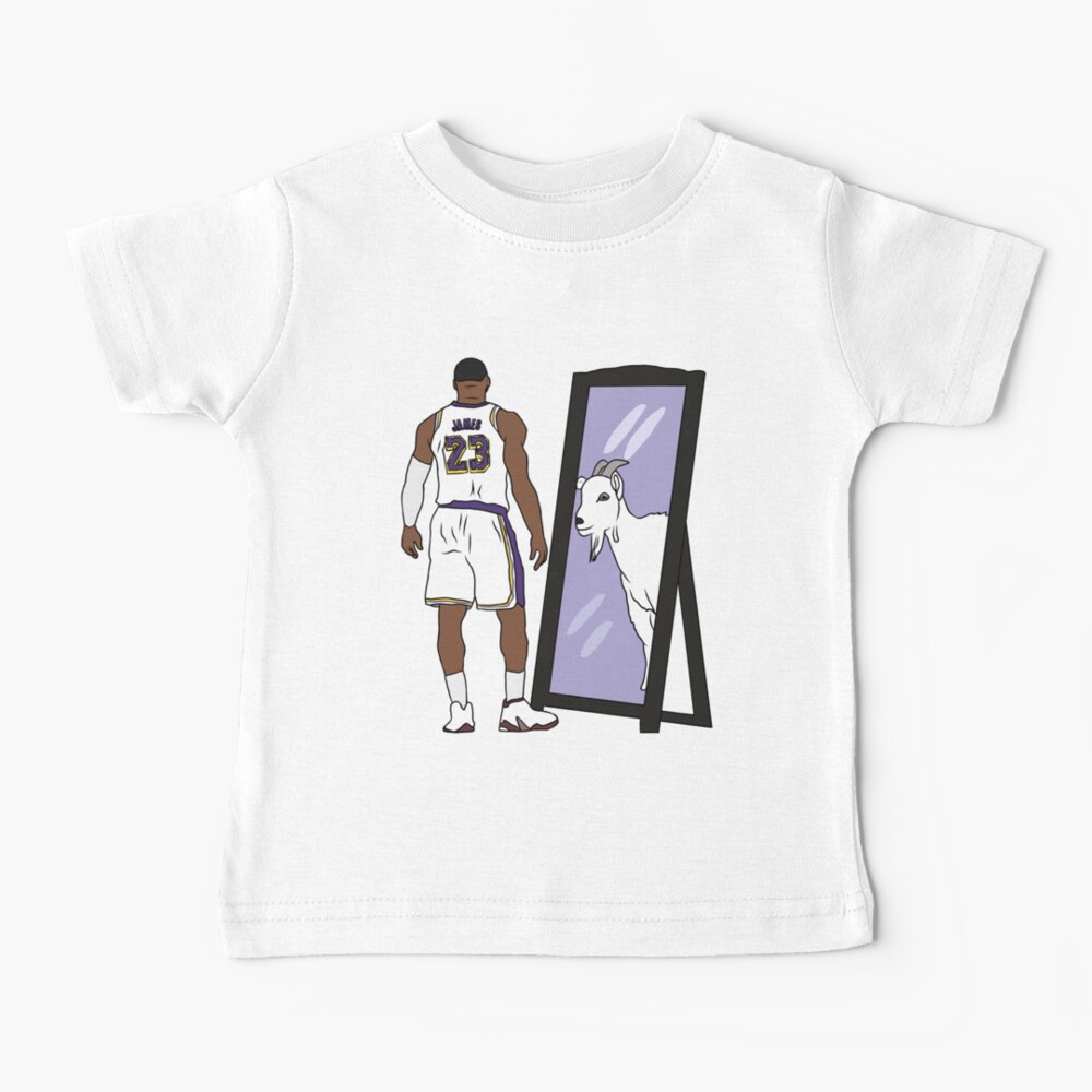 LeBron James Mirror GOAT (Lakers) Baby T-Shirt