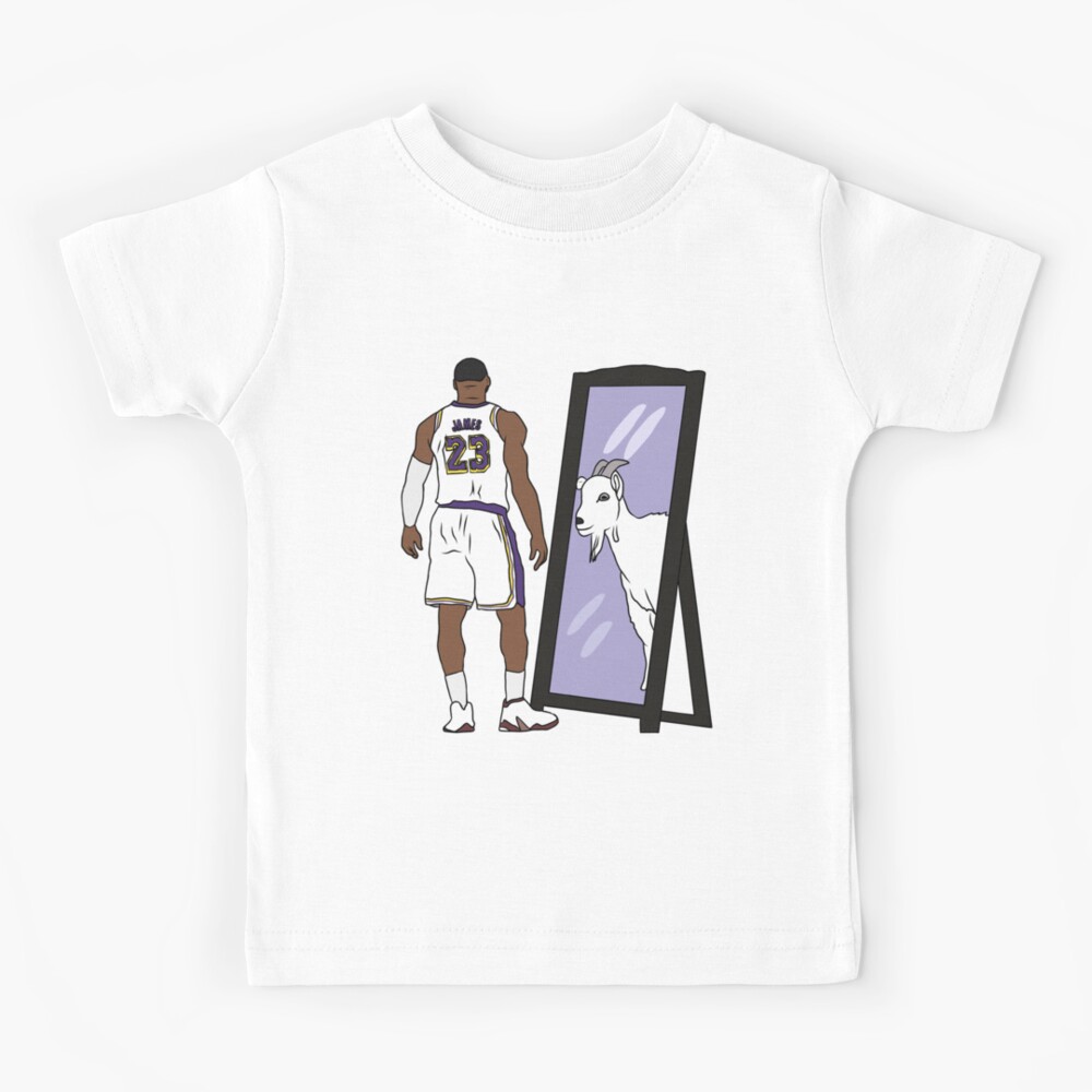 LeBron James Mirror GOAT (Lakers) Kids T-Shirt