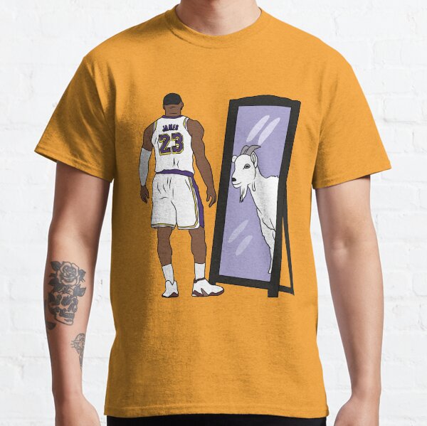 LeBron James Mirror GOAT (Lakers) T-shirt classique