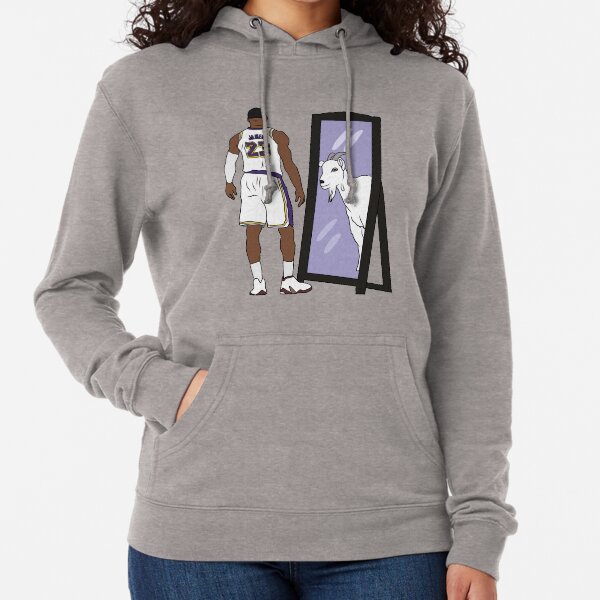LeBron James Mirror GOAT (Lakers) Lightweight Hoodie
