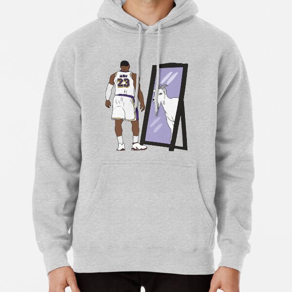 LeBron James Mirror GOAT (Lakers) Pullover Hoodie