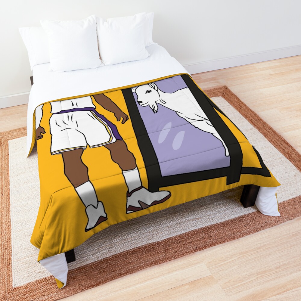 LeBron James Mirror GOAT (Lakers) Comforter
