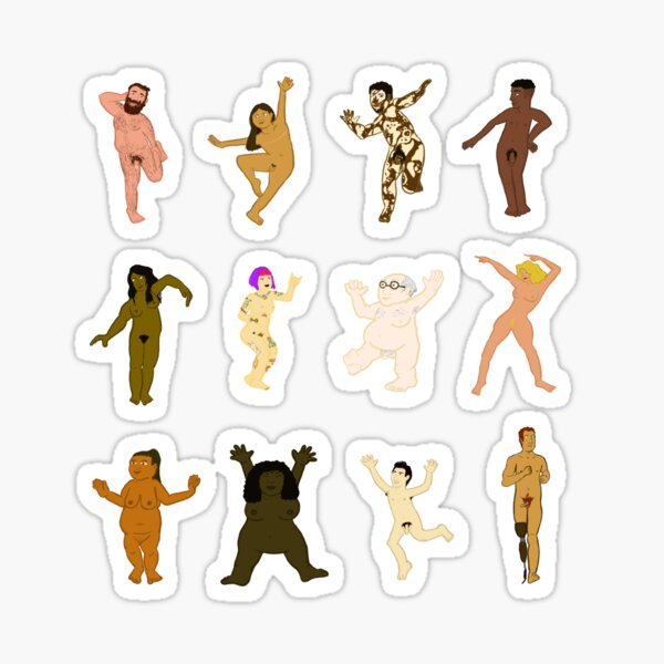 Nude Dance Sticker for Sale by Mattfields