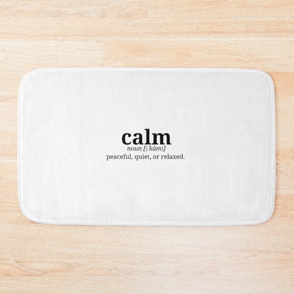 Item preview, Calm - Dictionary Minismalist Definition | Text Art designed and sold by pamelawille.