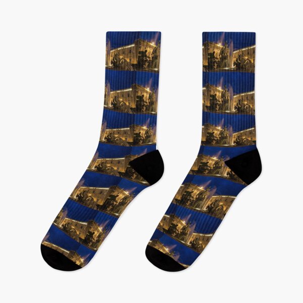 Item preview, La Fontana di Diana - Syracuse, Sicily Romantic Blue Hour designed and sold by Georgia Mizuleva.