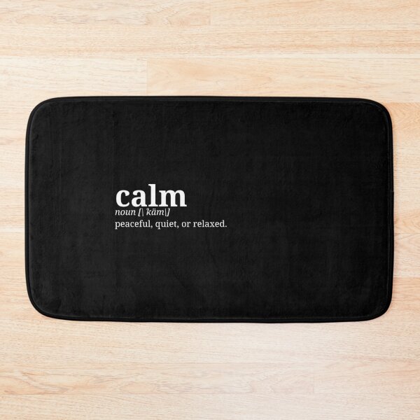 Item preview, Calm. Dictionary Minismalist Definition | Left Text Art designed and sold by pamelawille.