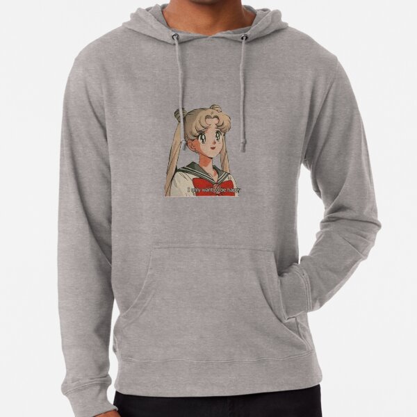 disgusted anime girl hoodie