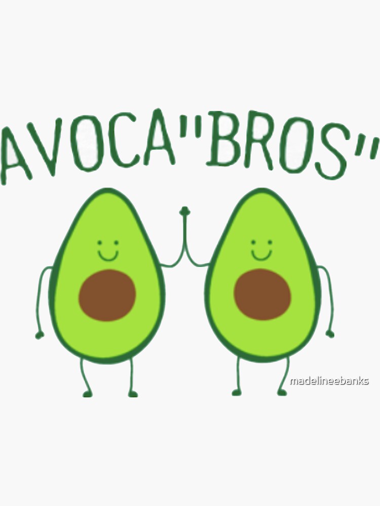 "Avoca"bros"" Sticker for Sale by madelineebanks Redbubble