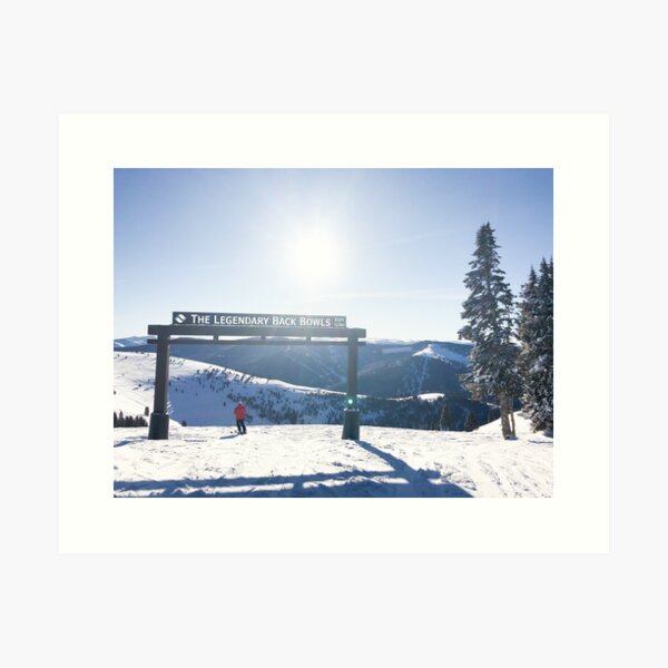 Item preview, Vail's Legendary Back Bowls Sign designed and sold by sam2875.