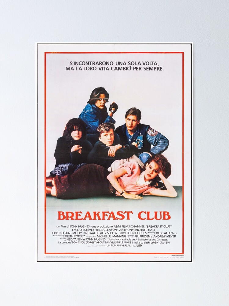 The Breakfast Club POSTER 24 X 36 INCH Classic! 