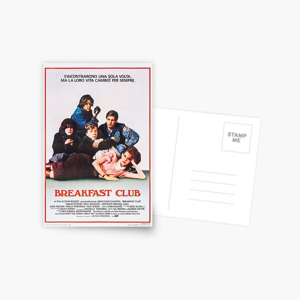 Affiche Vintage Club du petit déjeuner Carte postale