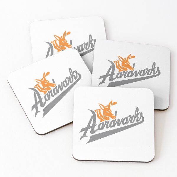 Item preview, Aardvark Baseball Player Batting Text Mascot designed and sold by patrimonio.
