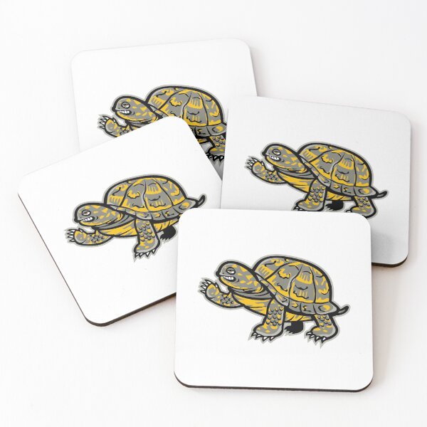 Item preview, Eastern Box Turtle Waving Mascot designed and sold by patrimonio.