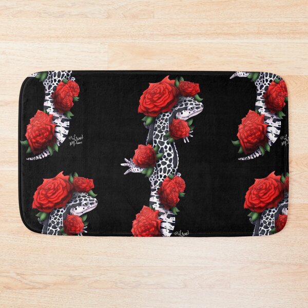 Artikelvorschau, Leopard Gecko und Rosen entworfen und verkauft von LixardPrince.