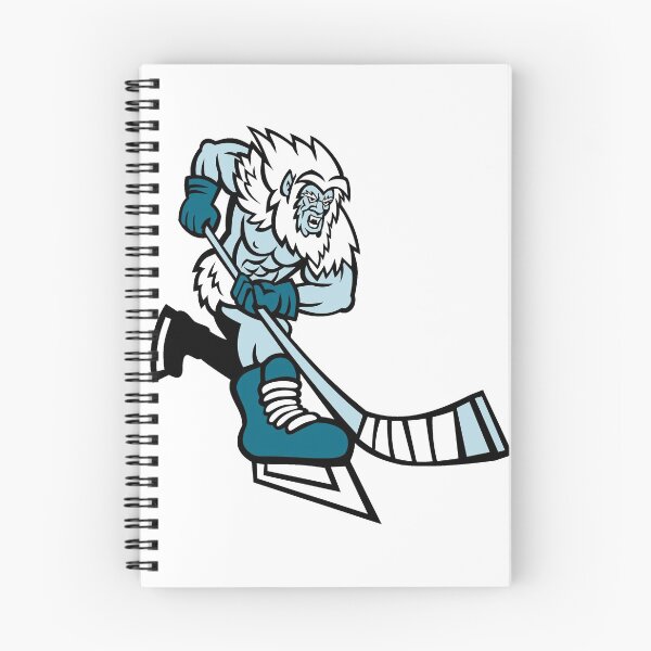 Item preview, Yeti Ice Hockey Player Mascot designed and sold by patrimonio.