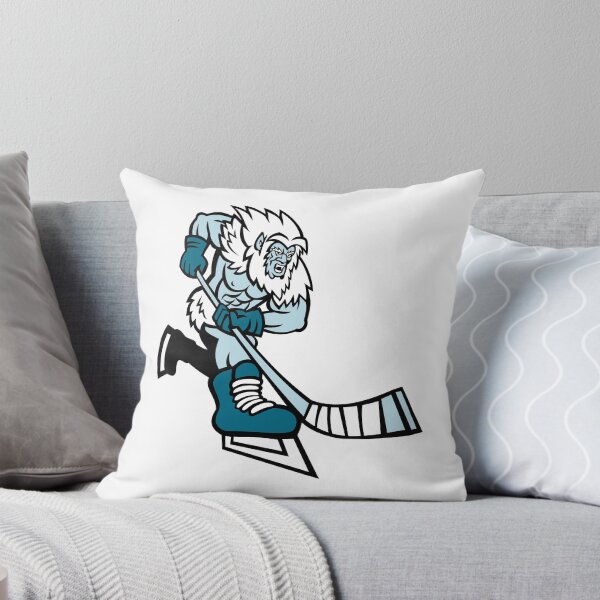 Item preview, Yeti Ice Hockey Player Mascot designed and sold by patrimonio.